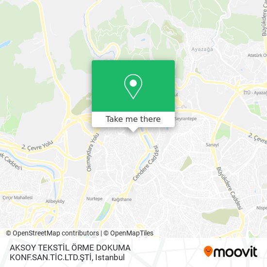 AKSOY TEKSTİL ÖRME DOKUMA KONF.SAN.TİC.LTD.ŞTİ map