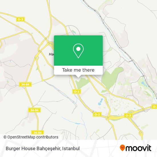 Burger House Bahçeşehir map