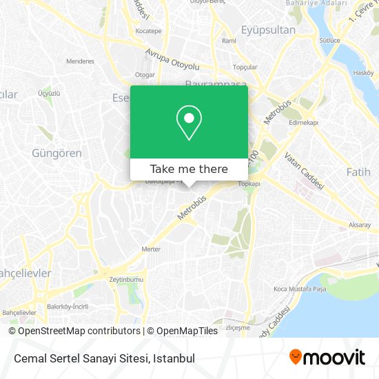 Cemal Sertel Sanayi Sitesi map