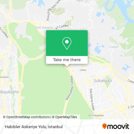 Habibler Askeriye Yolu map