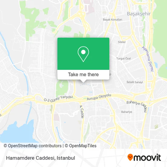 Hamamdere Caddesi map