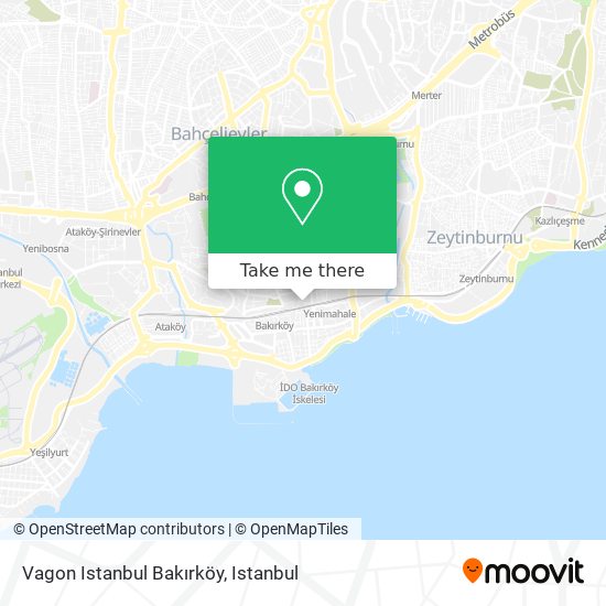 Vagon Istanbul Bakırköy map