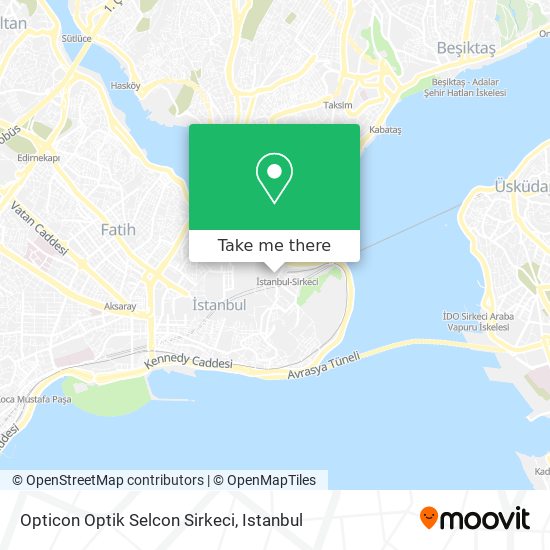 Opticon Optik Selcon Sirkeci map