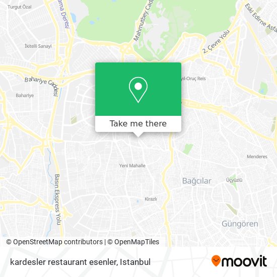 kardesler restaurant esenler map