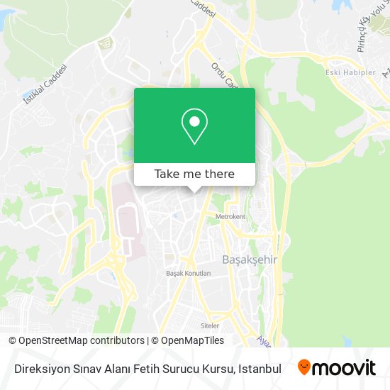 Direksiyon Sınav Alanı Fetih Surucu Kursu map