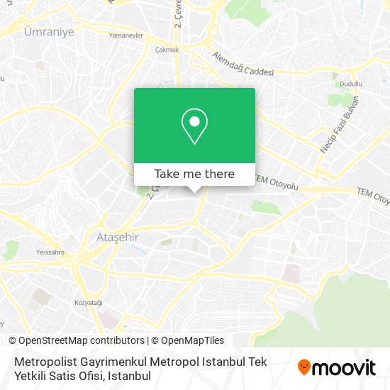 Metropolist Gayrimenkul Metropol Istanbul Tek Yetkili Satis Ofisi map