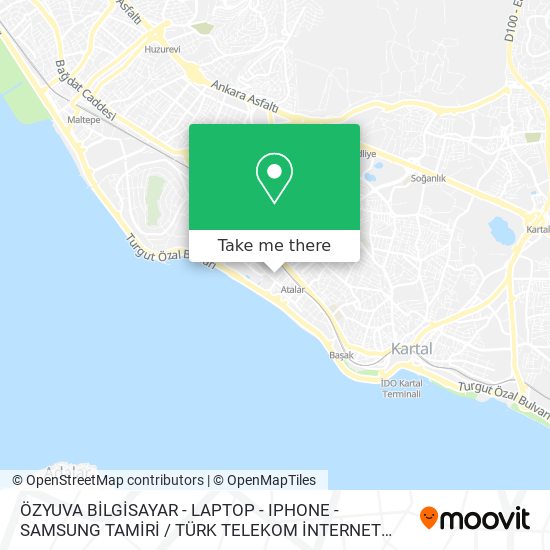 ÖZYUVA BİLGİSAYAR - LAPTOP - IPHONE - SAMSUNG TAMİRİ / TÜRK TELEKOM İNTERNET BAŞVURU NOKTASI map