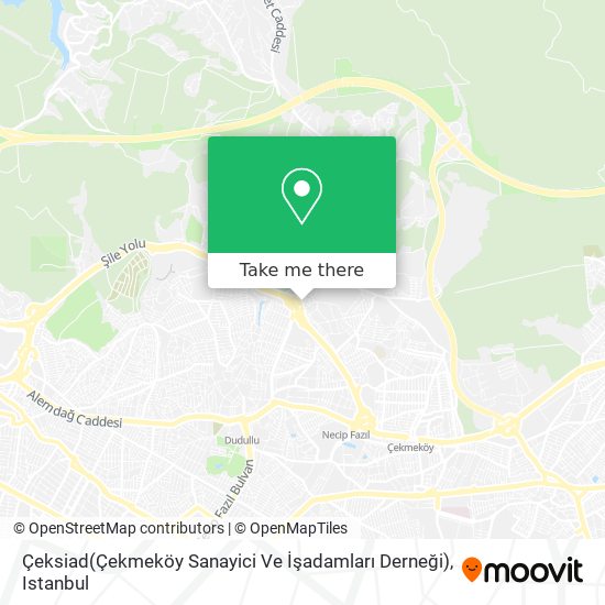 Çeksiad(Çekmeköy Sanayici Ve İşadamları Derneği) map