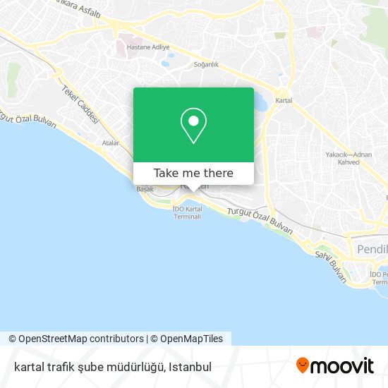 kartal trafik şube müdürlüğü map