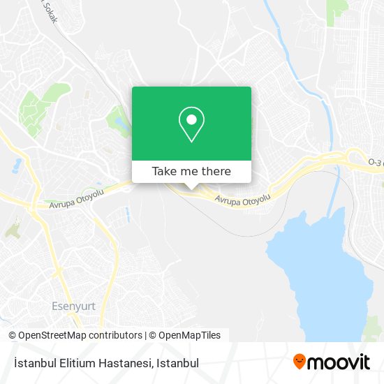İstanbul Elitium Hastanesi map