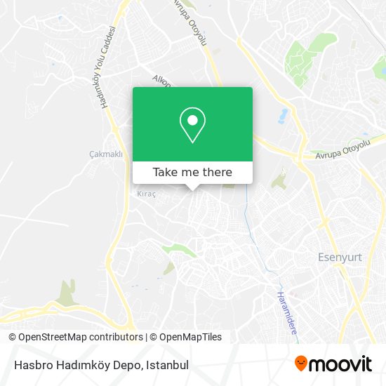 Hasbro Hadımköy Depo map