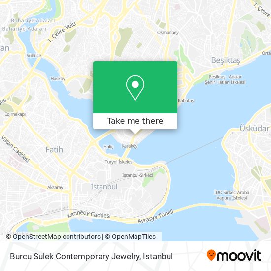 Burcu Sulek Contemporary Jewelry map