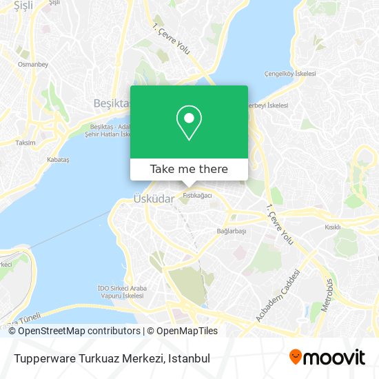Tupperware Turkuaz Merkezi map