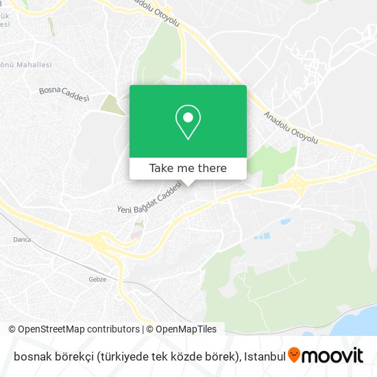 bosnak börekçi (türkiyede tek közde börek) map