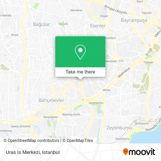 Uras Is Merkezi map