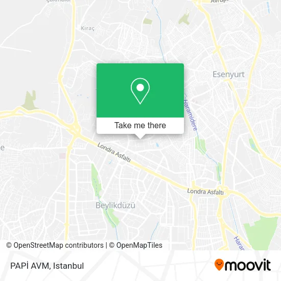 PAPİ AVM map