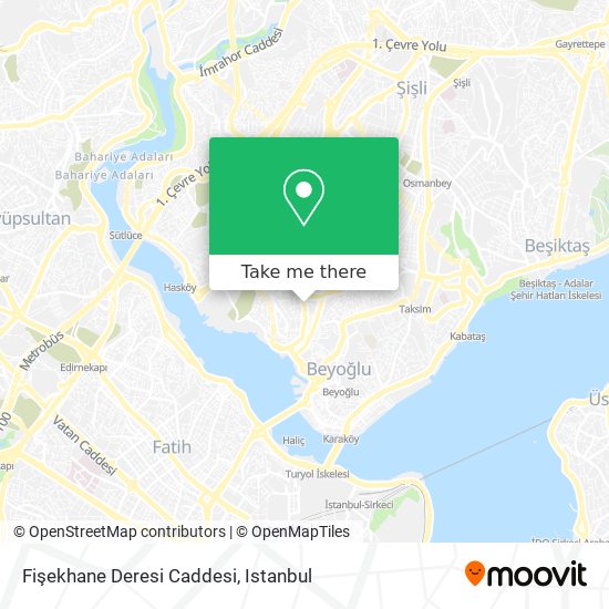 Fişekhane Deresi Caddesi map