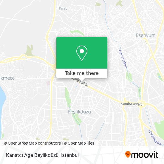 Kanatcı Aga Beylikdüzü map
