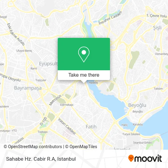 Sahabe Hz. Cabir R.A map