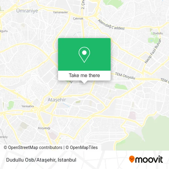 Dudullu Osb/Ataşehir map