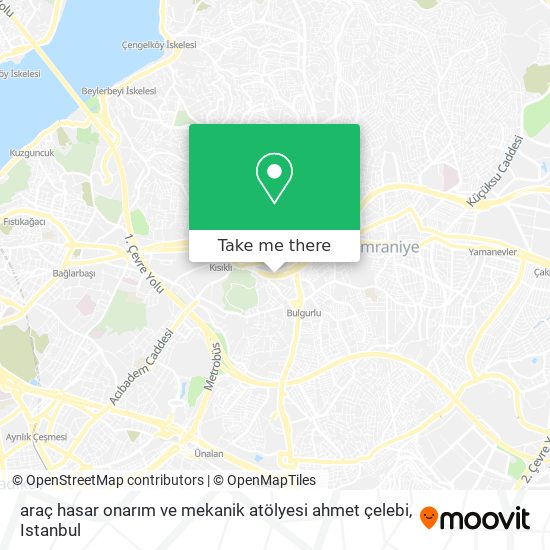 araç hasar onarım ve mekanik atölyesi  ahmet çelebi map
