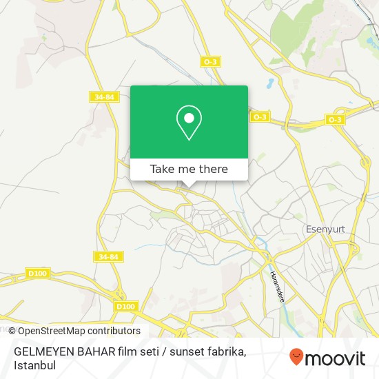 GELMEYEN BAHAR film seti / sunset fabrika map