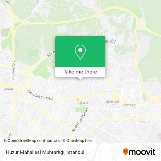 Huzur Mahallesi Muhtarlığı map
