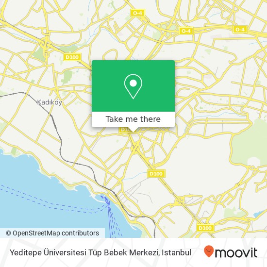 Yeditepe Üniversitesi Tüp Bebek Merkezi map