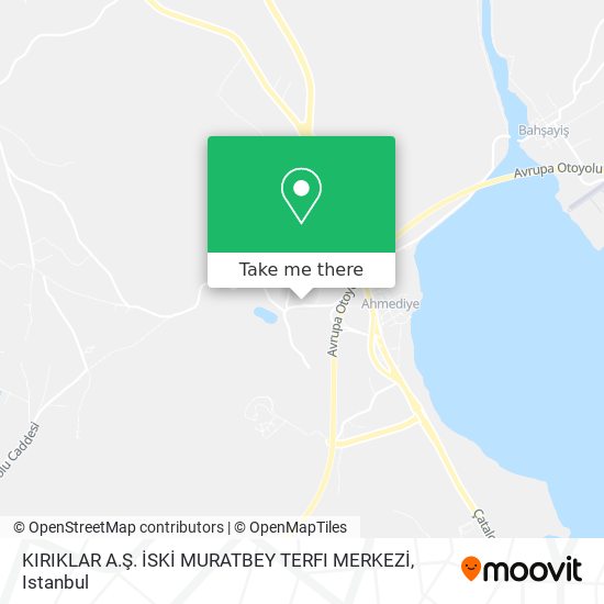 KIRIKLAR A.Ş. İSKİ MURATBEY TERFI MERKEZİ map