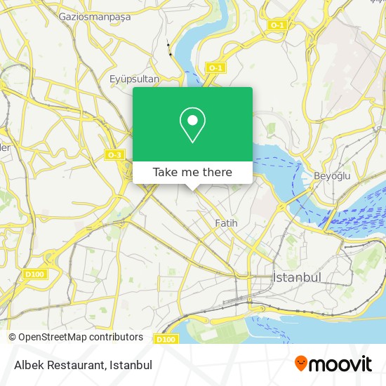 Albek Restaurant map