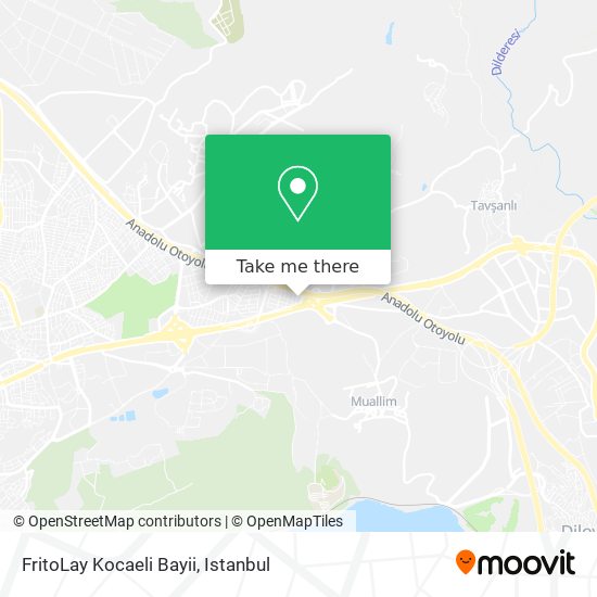FritoLay Kocaeli Bayii map