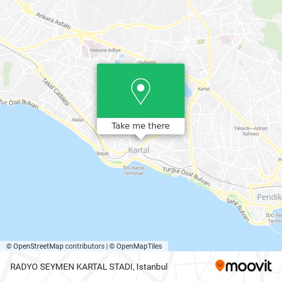 RADYO SEYMEN KARTAL STADI map