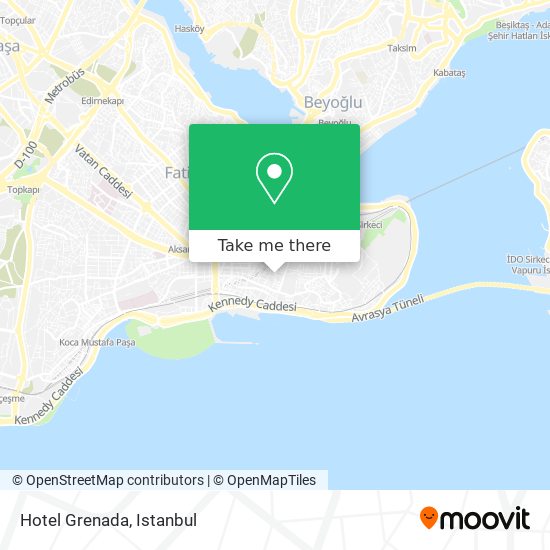 Hotel Grenada map