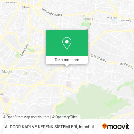 ALDOOR KAPI VE KEPENK SİSTEMLERİ map