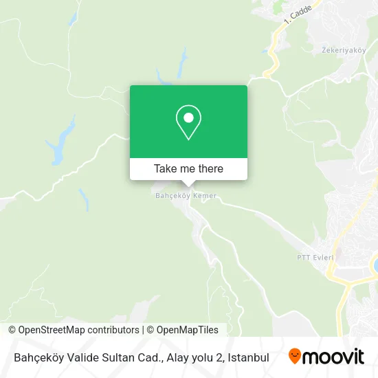 Bahçeköy Valide Sultan Cad., Alay yolu 2 map