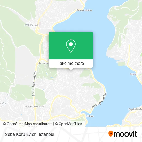 Seba Koru Evleri map