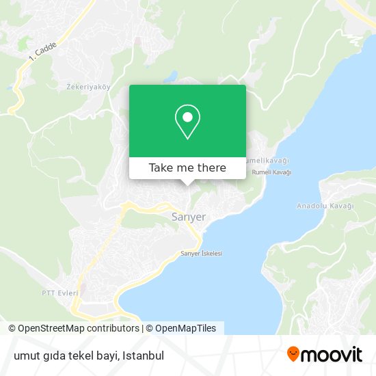 umut gıda tekel bayi map