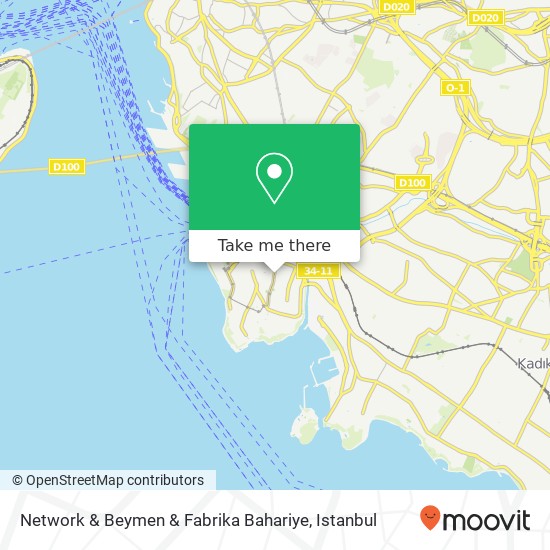 Network & Beymen & Fabrika Bahariye map