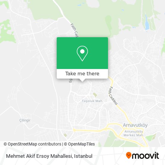 Mehmet Akif Ersoy Mahallesi map
