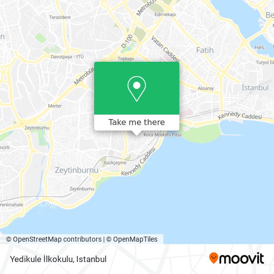 Yedikule İlkokulu map
