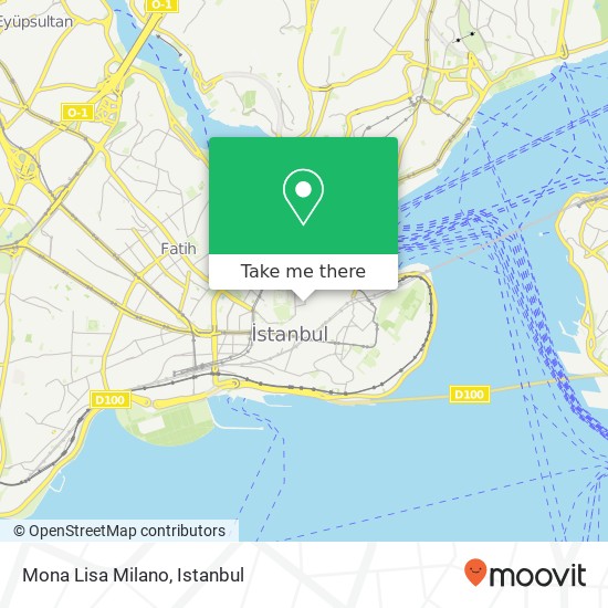 Mona Lisa Milano map