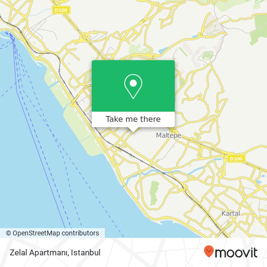 Zelal Apartmanı map