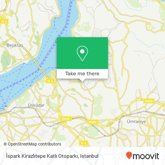 İspark Kirazlıtepe Katlı Otoparkı map