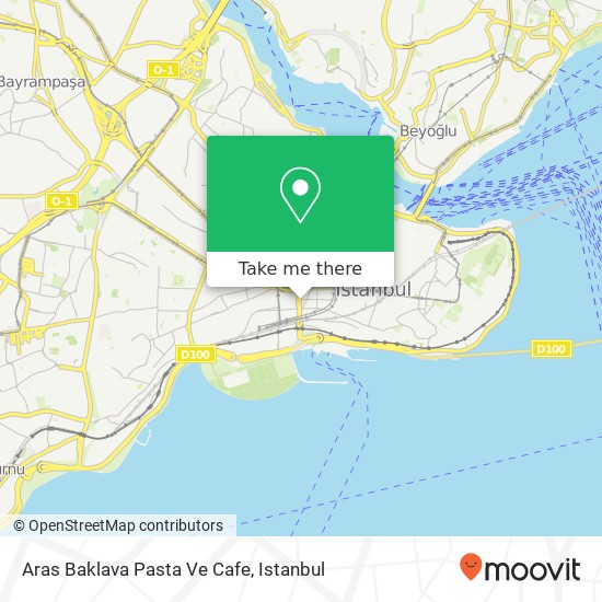 Aras Baklava Pasta Ve Cafe map