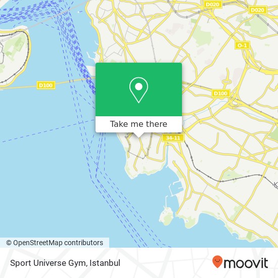 Sport Universe Gym map