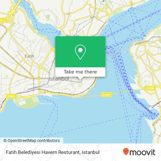 Fatih Belediyesi Havern Resturant map