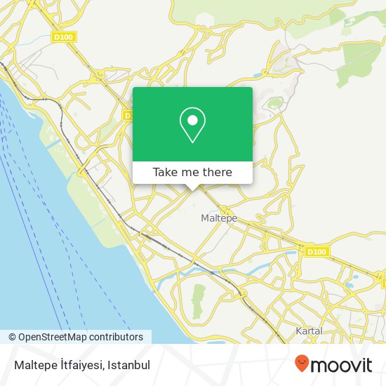 Maltepe İtfaiyesi map