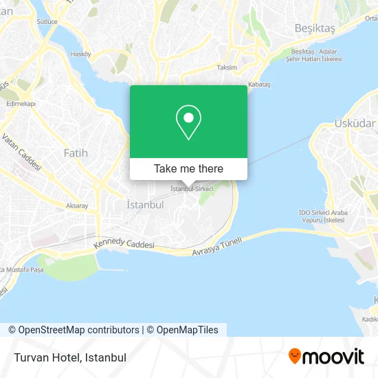 Turvan Hotel map