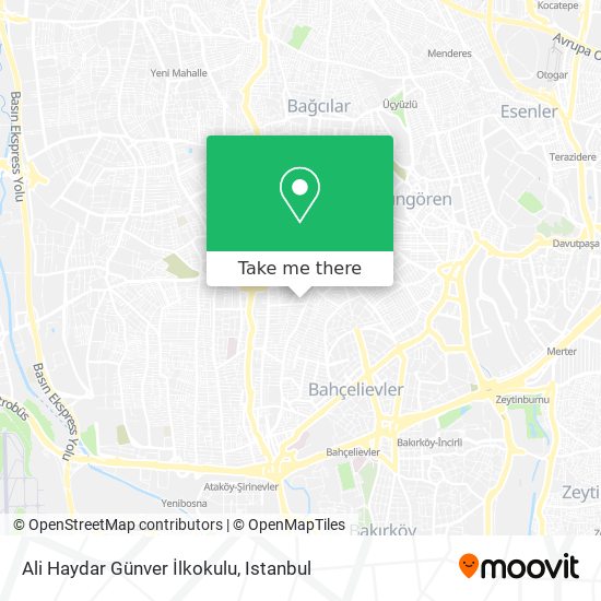 Ali Haydar Günver İlkokulu map