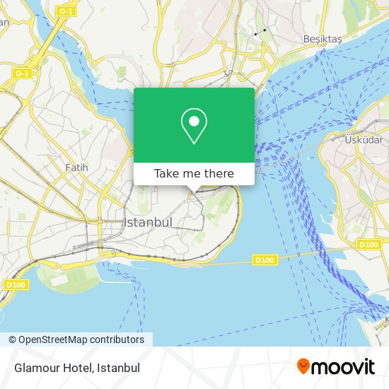 Glamour Hotel map